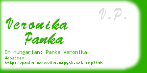 veronika panka business card